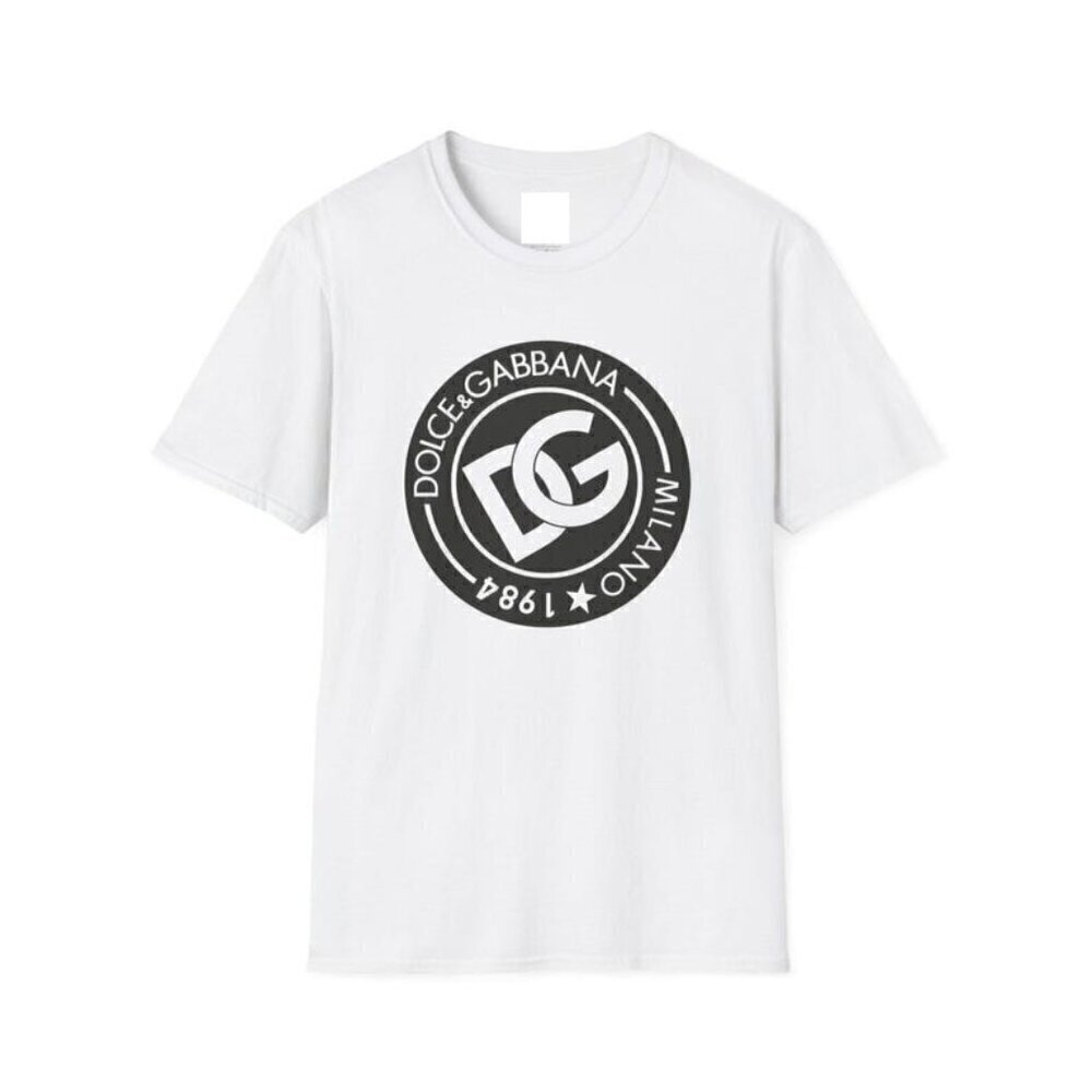 Dolce And Gabbana Inspired Minimal White Designer Style T-Shirt